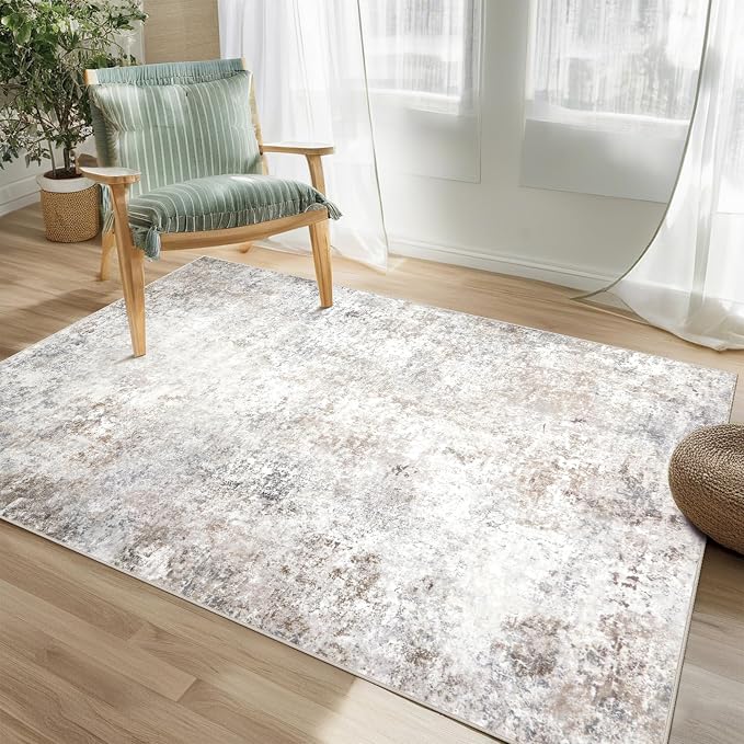 Srugn Washable Rugs 4x6 Area Rugs - Image 6