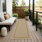Easy Jute Kitchen Runner 2x6 Kitchen Runner Rug Washable Non Slip Outdoor Rug - Image 8