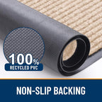 OLANLY Front Door Mat Indoor Outdoor Entrance, Waterproof Heavy Duty Doormat - Image 3