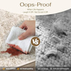 3x10 Washable Neutral Runner Rug Beige Vintage Hallway Kitchen Carpet Non-Slip - Image 5