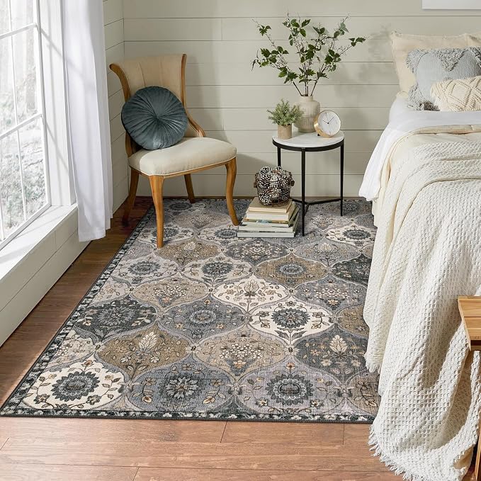 Lahome Moroccan Trellis Washable Area Rugs, 3x5 Rug - Image 7