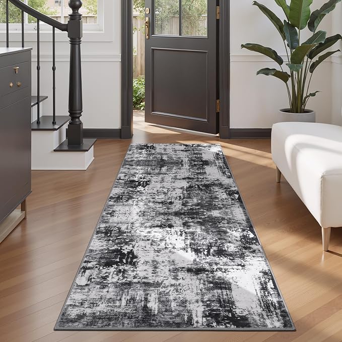 Rugflix 2x8 Runner Rug for Entryway, Kitchen Rugs Soft Non-Slip Washable by RugflixAreaRugs