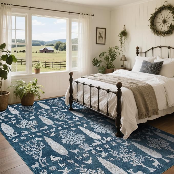 Srugn Washable Rugs 8x10 Area Rugs - Image 8