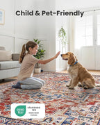 AMADA HOMEFURNISHING 5x7 Area Rugs, Washable Living Room Rug Low-Profile - Image 5