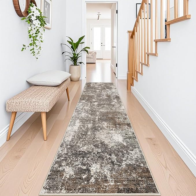 2x10 Washable Hallway Runner Rug – Non-Slip Stain-Resistant Low-Pile Long - Image 8