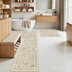 Madane Washable Kitchen Rug Set of 3, Small Area Rug Non-Slip Vintage Entryway - Image 3