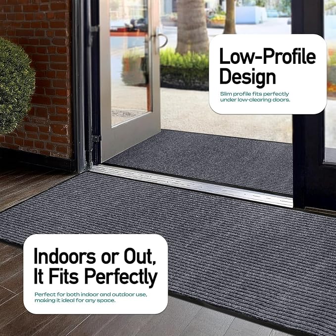 MaxMat® 4-Pack Extra Large 3x5 Ft Heavy Duty Door Mats – Tough Rubber Backing - Image 6