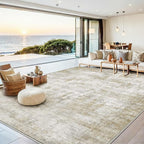 6x9 Area Rugs Washable Living Room Rug-No Slip Soft Carpets Modern Abstract by Unknown