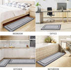 Mattitude Kitchen Mats Set of 2 Cushioned Rugs 0.47 inch Thick Anti-Fatigue Mats - Image 6