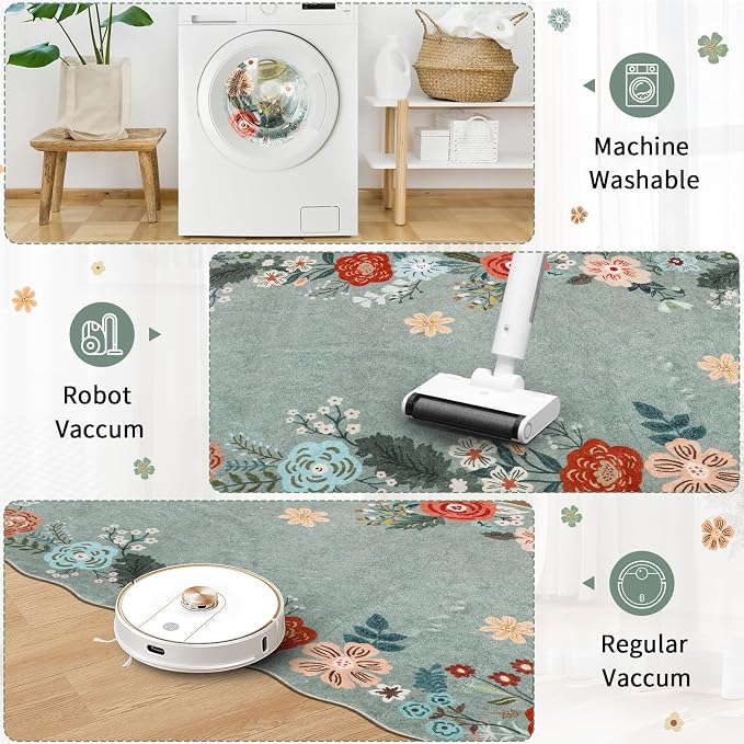 Runners for Hallways, 3x6 Runner Rug Non Slip - Image 3