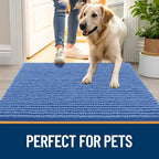 OLANLY Dog Door Mat for Muddy Paws 70x24, Ultra Absorbent Chenille Mud Doormat - Image 6