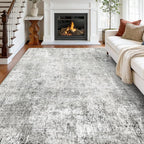 RELEANY Washable Area Rugs 6'x8' Non-Slip Modern Abstract Soft - Image 4