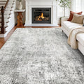 RELEANY Washable Area Rugs 10'x14 Non-Slip Modern Abstract Soft by RELEANY