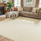 Faux Jute Area Rug 6'x9', Washable & Non-Slip, No Odor. Farmhouse Boho Style by Unknown