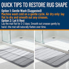 OLANLY Memory Foam Bath Mat 32x20, Super Soft Absorbent Bathroom Rugs, Quick Dry - Image 3