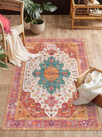 Moynesa Ultra-Thin Washable Vintage Area Rug by Moynesa