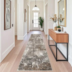 2x10 Washable Hallway Runner Rug – Non-Slip Stain-Resistant Low-Pile Long - Image 3