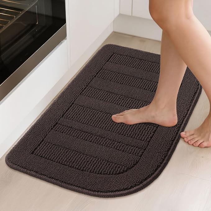 BEQHAUSE 30x18 Inch Kitchen Rug Mat Durable Kitchen Rugs Non-Slip Washable - Image 2