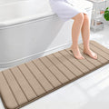 OLANLY Memory Foam Long Bathroom Rugs Runner 59x20, Super Soft Absorbent Bath by OLANLY