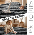 Area Rugs for Living Room, 4x6 Feet Soft Fluffy Shagg Plush Rug High Pile Large - Image 7