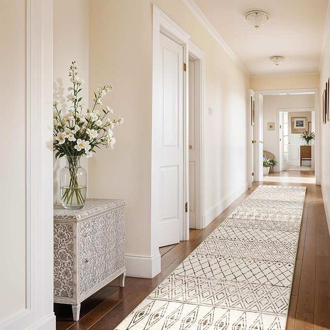 2'6"x12' Hallway Runner Rug Moroccan - Image 3