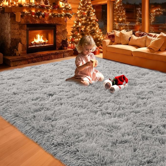 6x9 Area Rugs Living Room, Non-Slip Upgraded Indoor Thick Soft Rug, Modern - Image 2