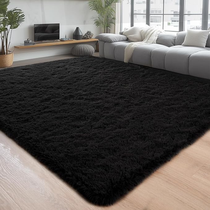 Chicrug Soft Area Rugs for Bedroom Living Room Plush Fluffy Rug 6x9 Feet by ChicrugHomeDecor