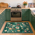 RELEANY Floral 3x5 Area Rugs Washable Print Boho Cute Carpet Non Slip Flower - Image 8