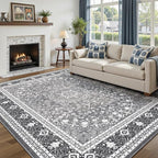 Lofus 6x9 Area Rugs for Living Room, Machine Washable Non-Slip Area Rug by Lofus
