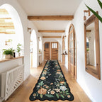 Lahome Floral Hallway Runner Rug Non Slip, Stain Resistan Carpet - Image 3