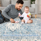 Vintage Living Room Area Rug 8x10 - Image 4