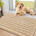 Smiry Dog Door Mat for Muddy Paws 36x24, Absorbent Dirt Trapper, Non-Slip by Smiry