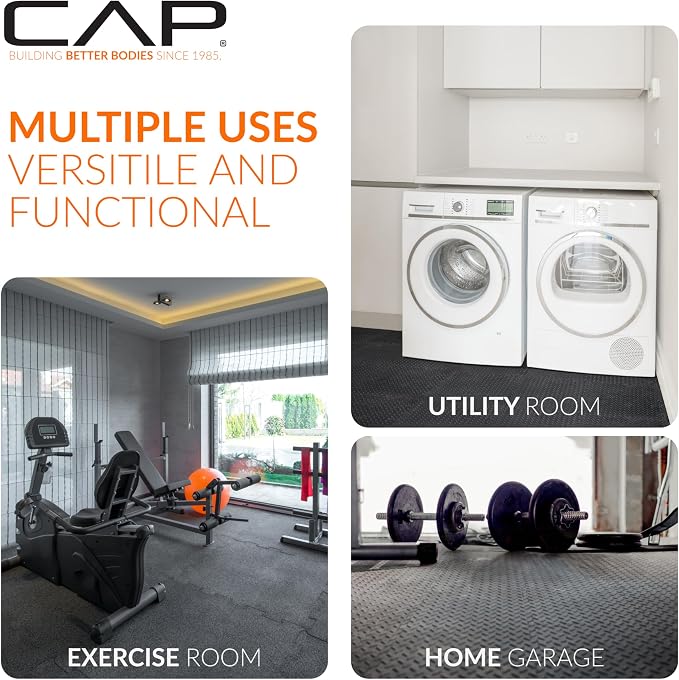 CAP Puzzle Exercise Mats | 3/4” Thick EVA Interlocking Foam Tiles - Image 6