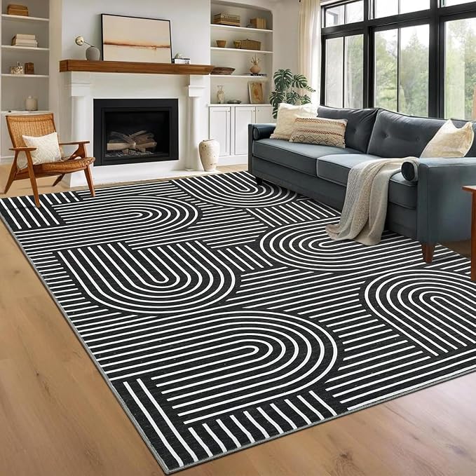 ROYHOME Washable Rug 9x12 Area Rugs by ROYHOME