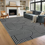ROYHOME Washable Rug 9x12 Area Rugs by ROYHOME