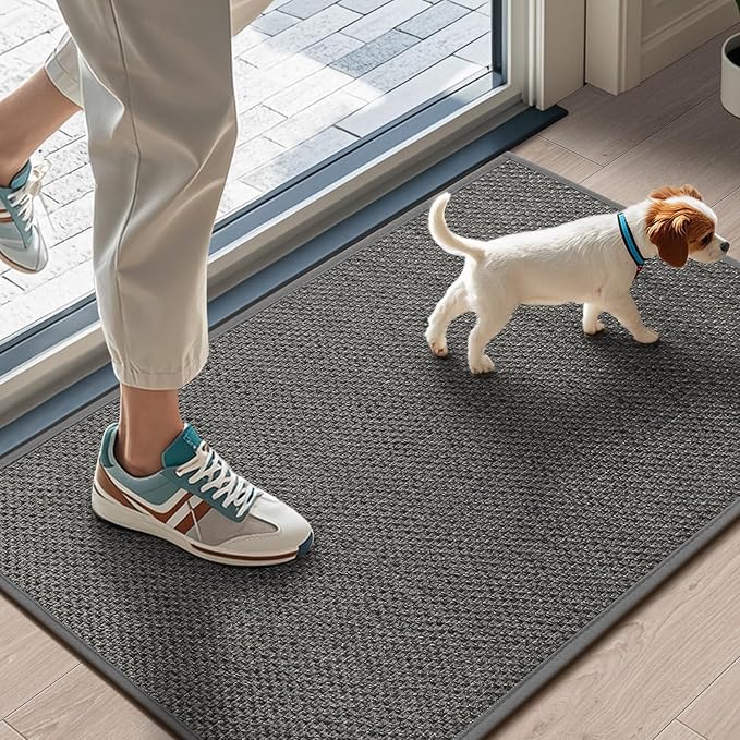 LEKEEPGO Door Mat 17"x29", Non Slip Door Mat Indoor Entrance, Rubber Backing by LEKEEPGO