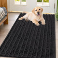 Smiry Dog Door Mat for Muddy Paws 47x32, Absorbent Dirt Trapper, Non-Slip by Smiry