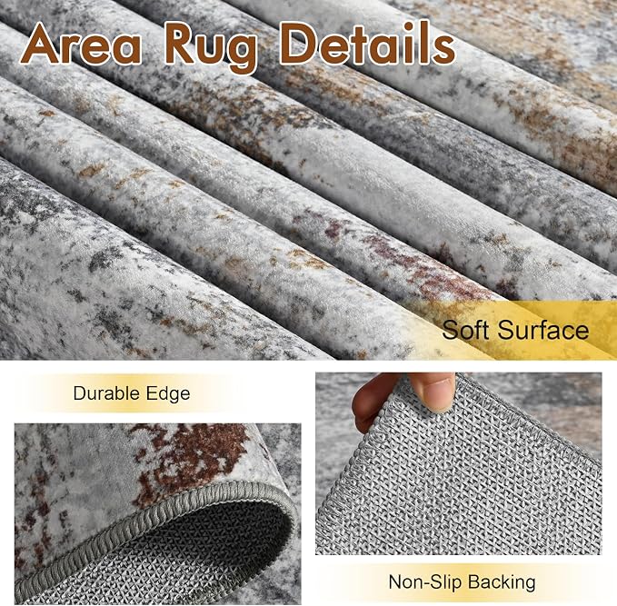 6x9 Ft Large Abstract Area Rugs - Image 6