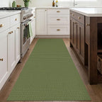 IOHOUZE Washable Runner Rug 3x8 Non Slip Rubber Backed Wide Hallway Runner - Image 8