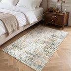 3x5 Area Rug Non-Slip, Machine Washable Soft Low Pile Small Rugs - Image 8
