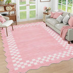 GarveeHome Area Rug 6x9 Large Living Room Modern Border Throw Rug - Image 8