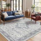 Rugxara 5X7 Washable Area Rug for Living Room, Vintage Large Boho Rugs for by Rugxara