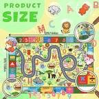 Kids Rug 9x12 Feet Large Play Mat - Image 2