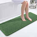 OLANLY Bathroom Runner Rugs 47x17, Soft Absorbent Chenille Bath Rugs, Rubber by OLANLY