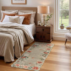 Lahome Floral Entryway Rug, 2x4 Washable Fall Kitchen Rug Ultra-Thin, Soft - Image 3