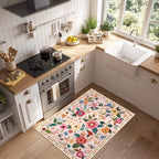RELEANY Floral 2x3 Area Rugs Washable Print Boho Cute Carpet Non Slip Flower - Image 9
