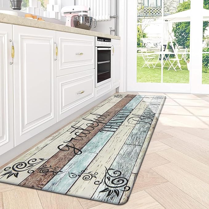 HEBE Anti Fatigue Kitchen Mat Set of 2 Non Slip Cushioned Kitchen Mats - Image 7