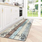 HEBE Anti Fatigue Kitchen Mat Set of 2 Non Slip Cushioned Kitchen Mats - Image 7