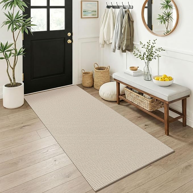 KOZYFLY 3x6 Washable Runner Rug, Non Slip Wide Runners - Image 2