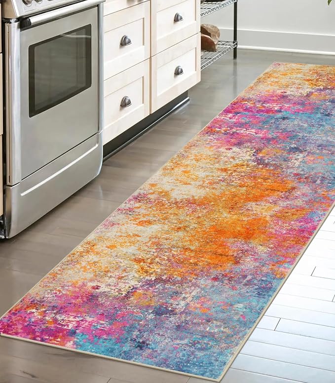 Lahome Modern Abstract Runner Rugs - Image 2